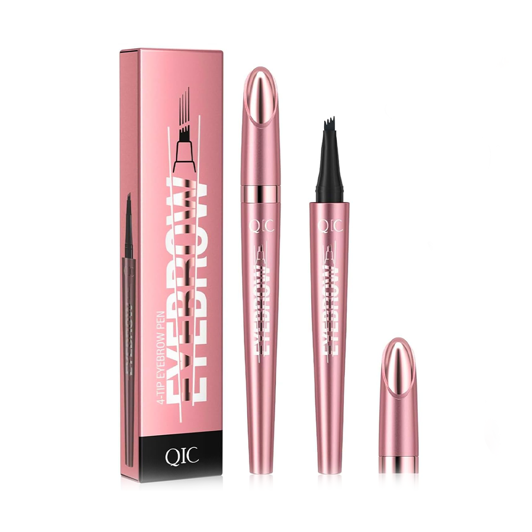 Dark Brown Microblading Eyebrow Pencil Waterproof 3D Fork Tip
