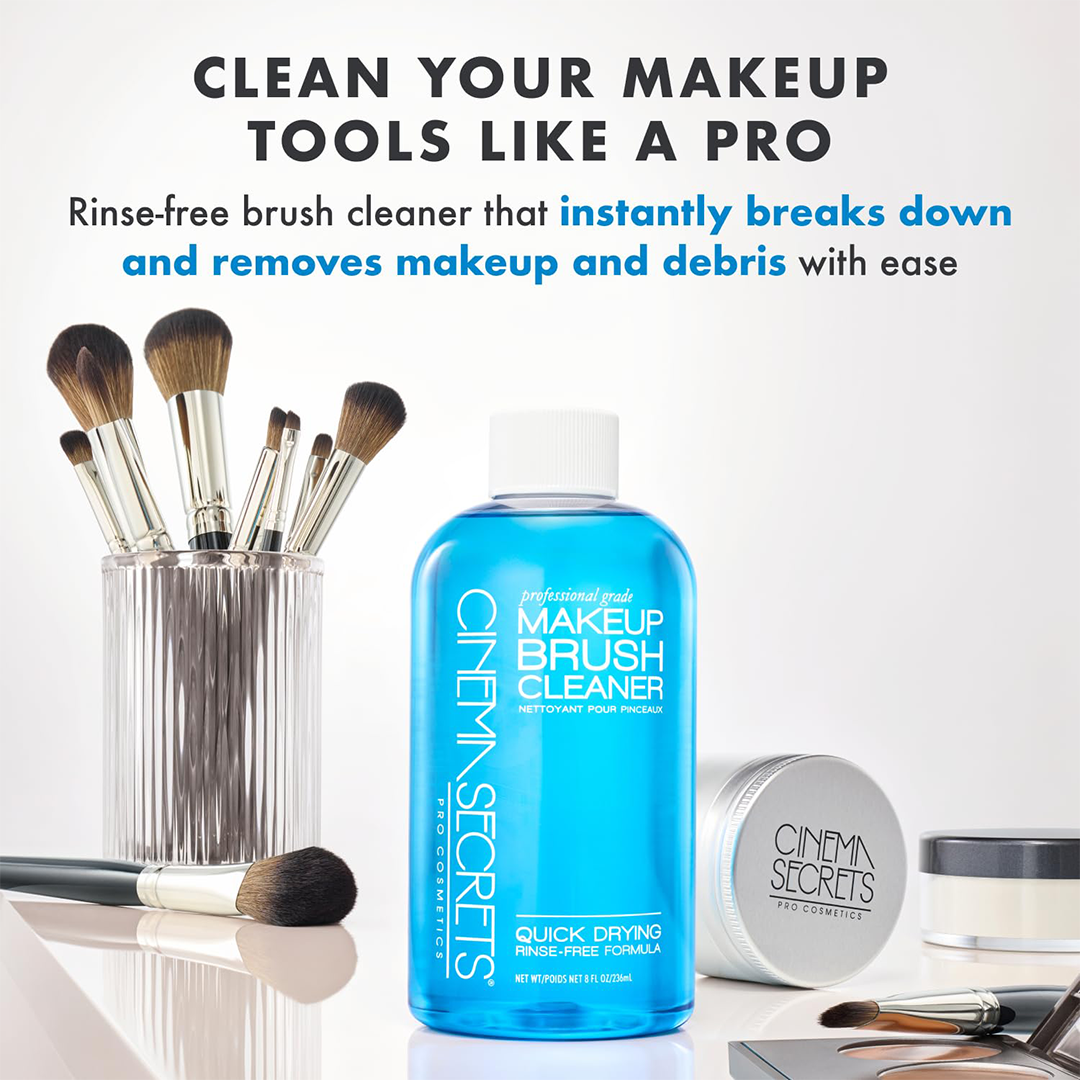 Cinema Secrets Makeup Brush Cleaner Blue Vanilla 16 fl oz