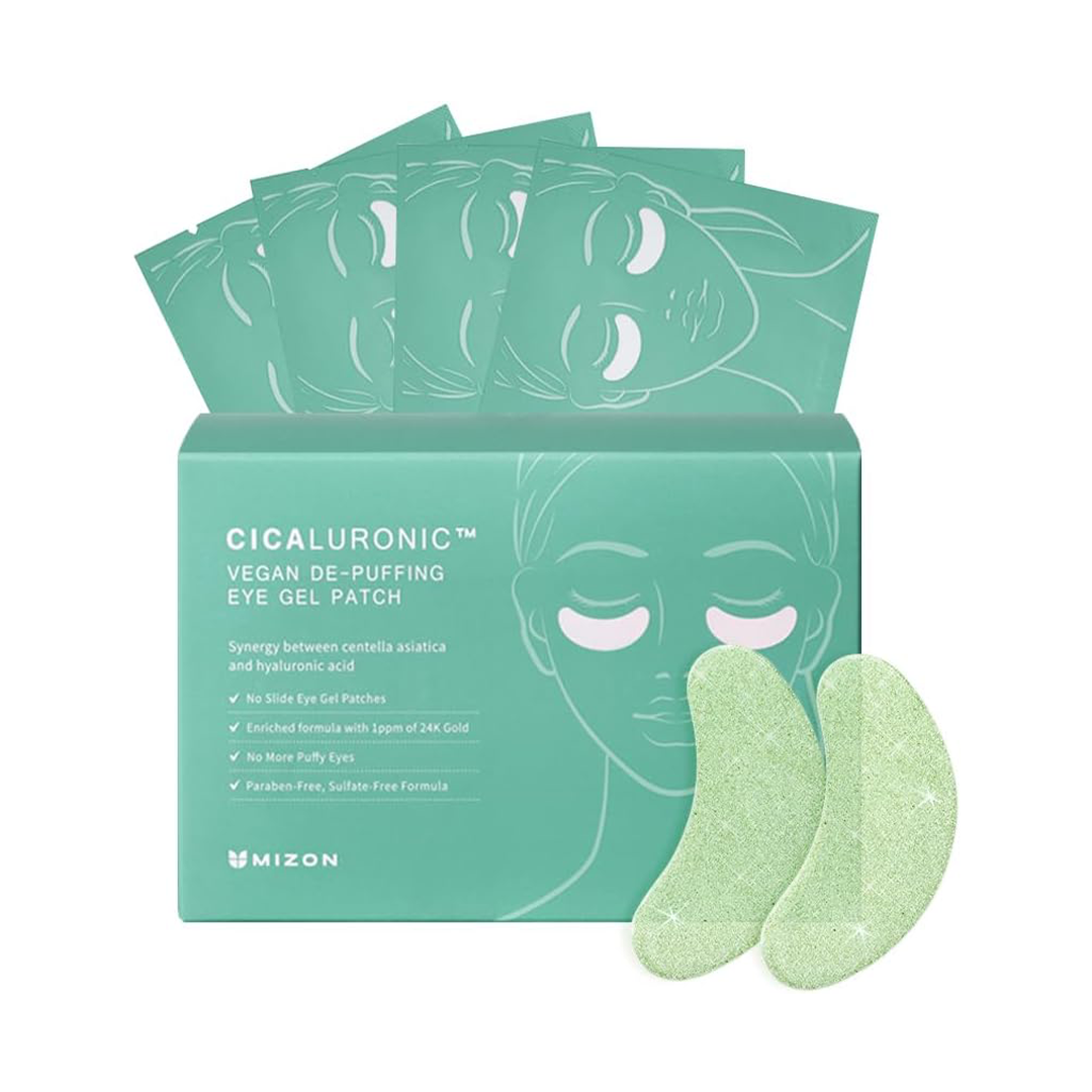 MIZON Cicaluronic De-Puffing Eye Gel Patches 21 Pairs