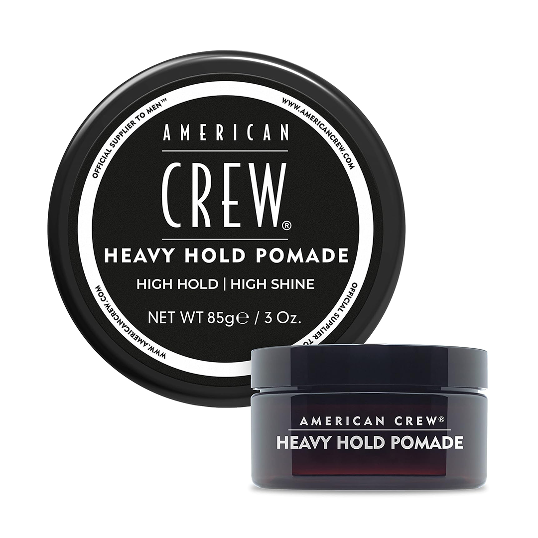 American Crew Mens Pomade Heavy Hold High Shine 3 oz