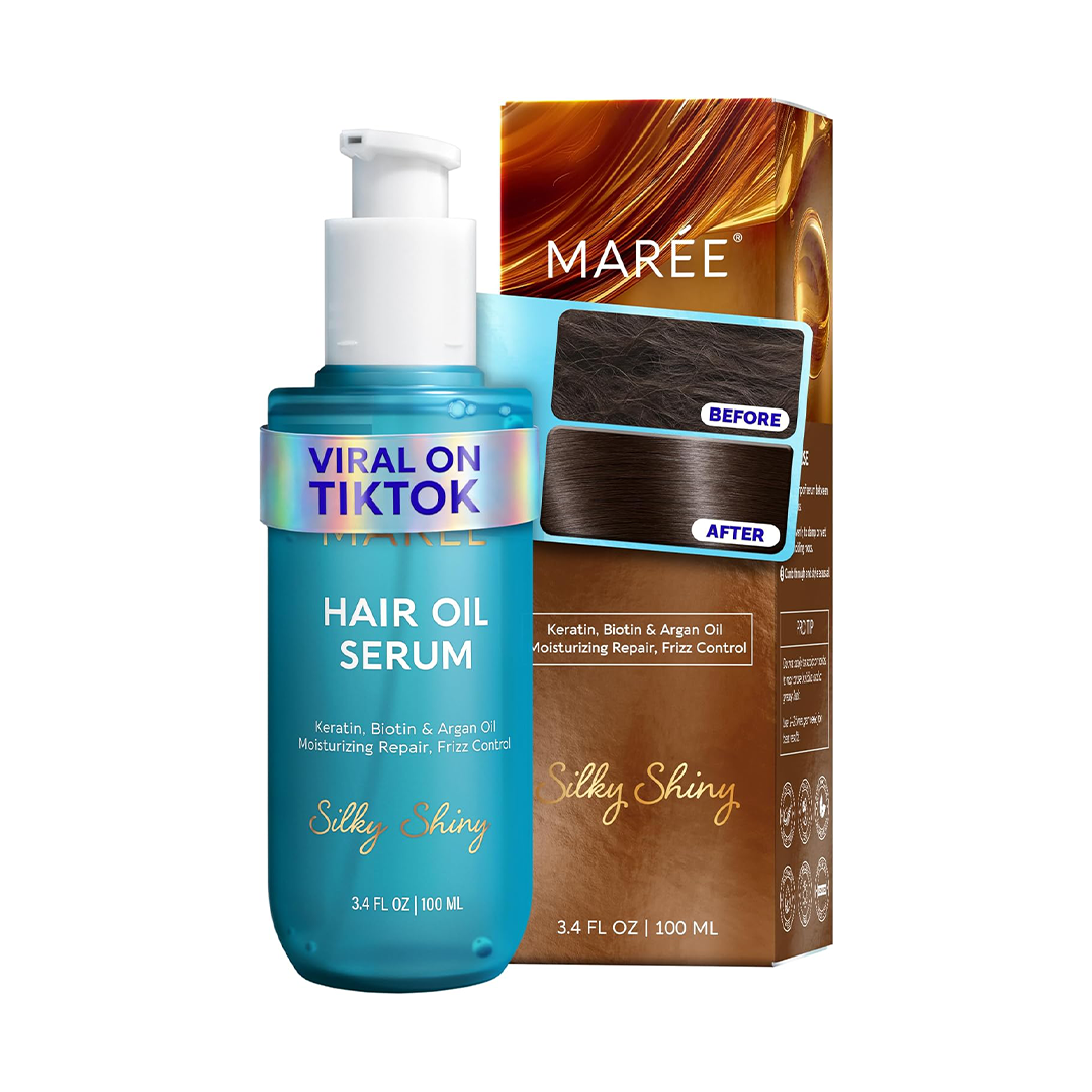 MAREE Argan Oil Hair Serum for Frizzy and Dry Hair