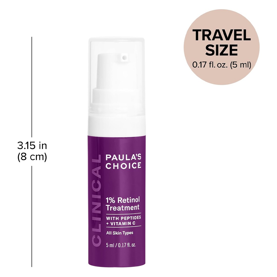 PAULA'S CHOICE CLINICAL 1% Retinol Treatment Cream – Peptides, Vitamin C & Licorice Extract