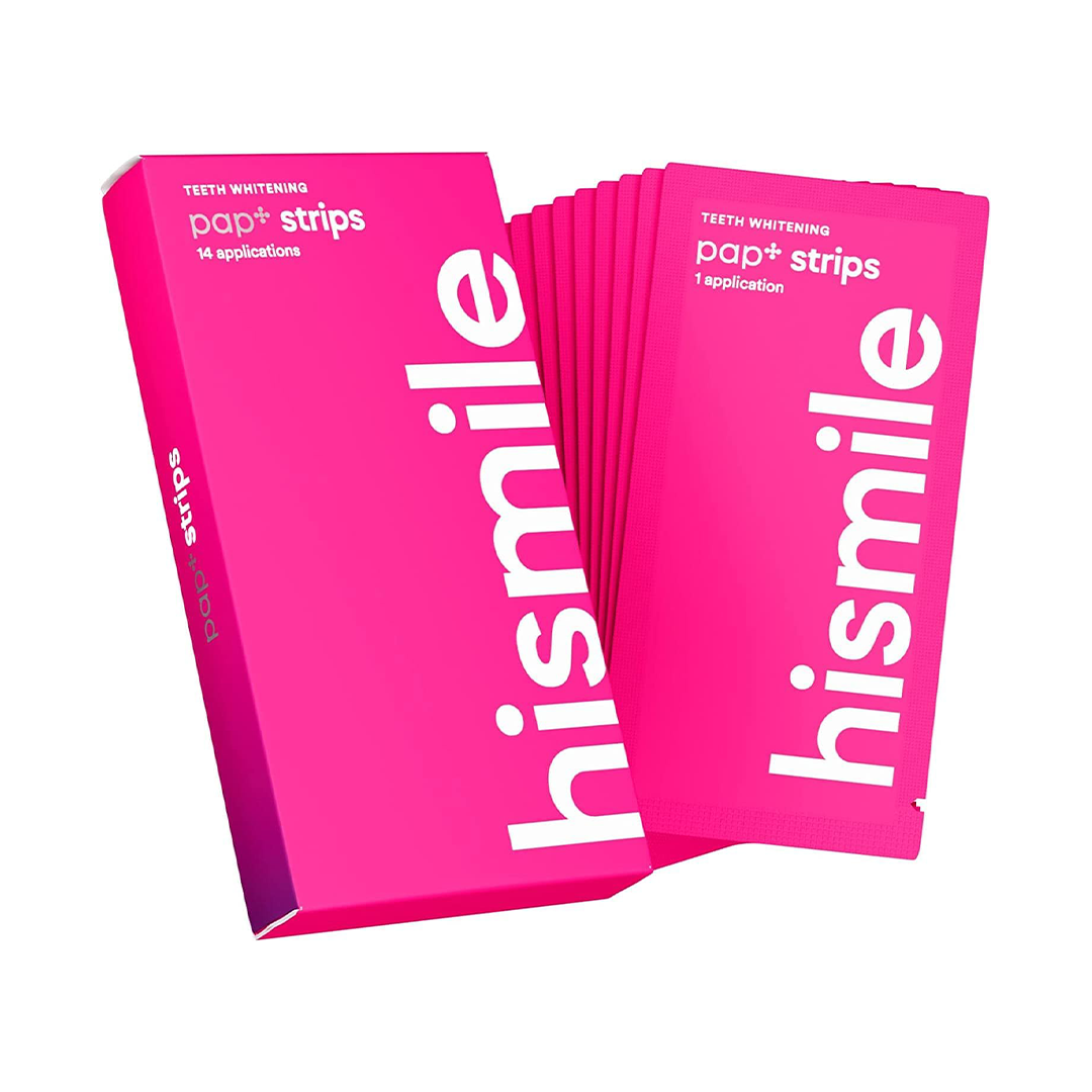 Hismile Teeth Whitening Strips The "Peroxide-Free" Sensitivity-Safe Kit