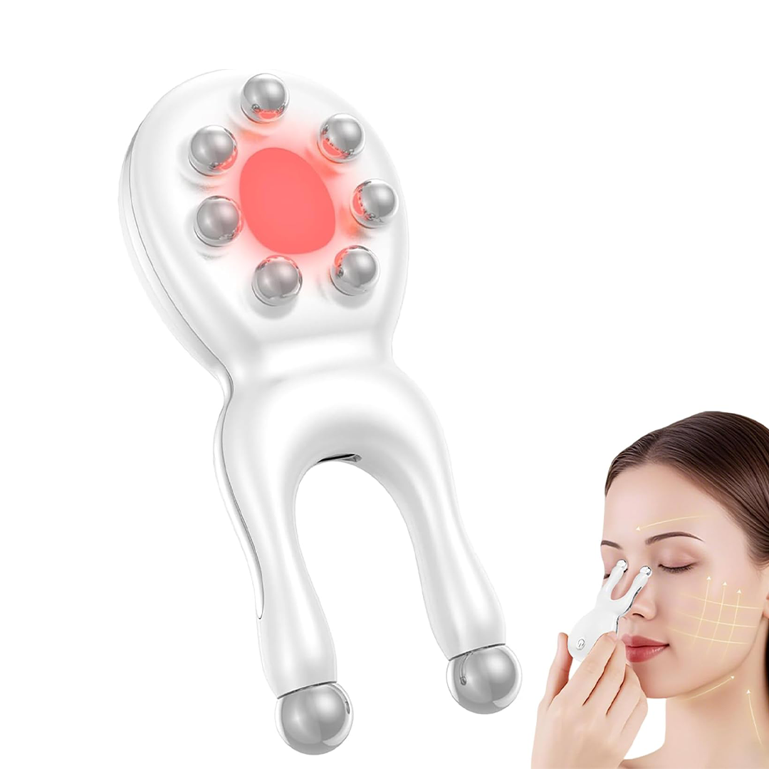 Angju Sculptress Mini Facial Massage Tool with EMS LED Light and Vibration for Face Lifting Toning Sculpting and De Puffing