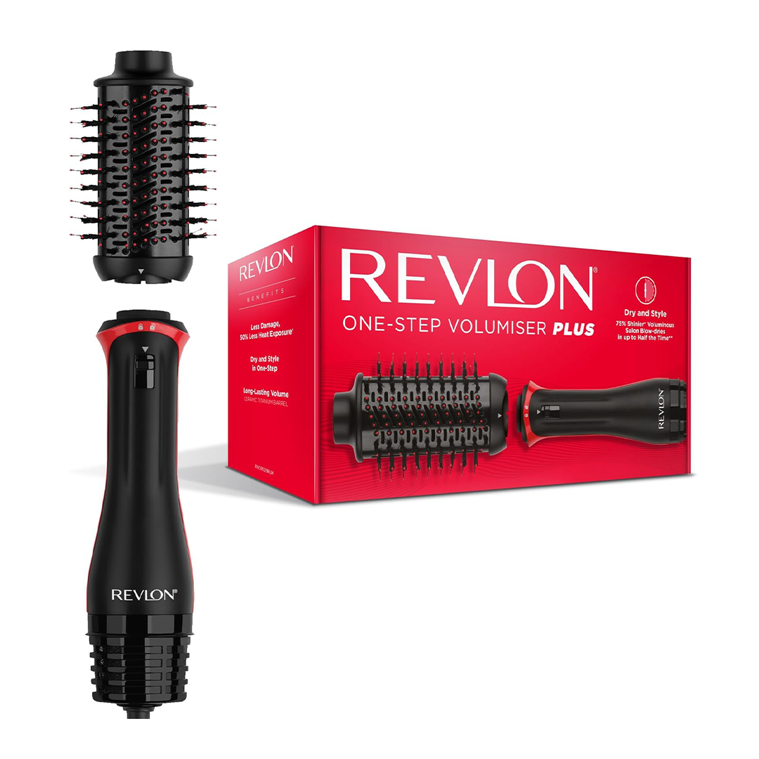 Revlon One Step Volumizer Plus Hair Dryer and Styler with Detachable Head Black