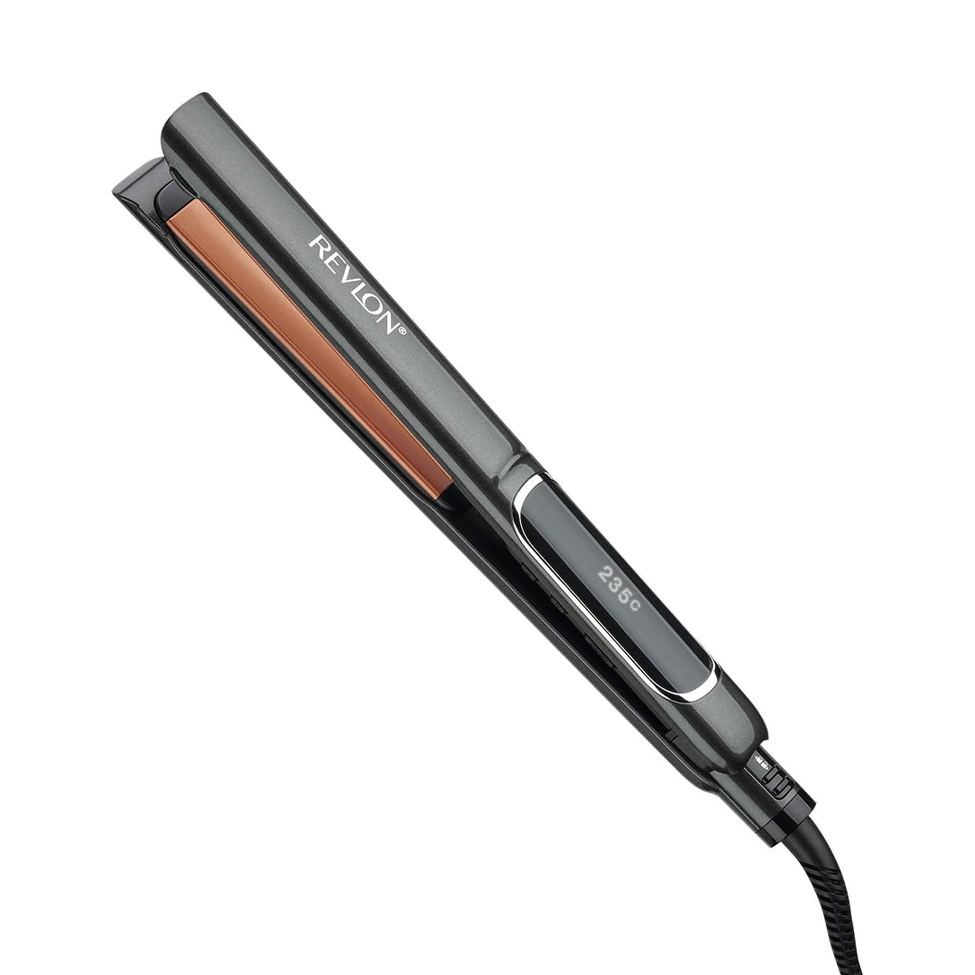 Revlon Perfect Heat Copper Ceramic Hair Straightener 25mm with 30 Heat Settings
