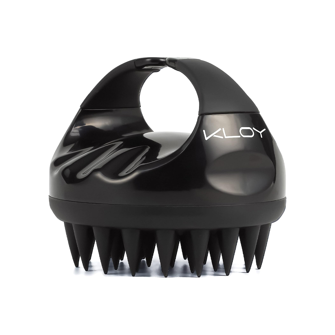 KLOY Hair Scalp Massager Shampoo Brush with Soft Silicone Bristles for Scalp Care Hair Washing and Shower Use