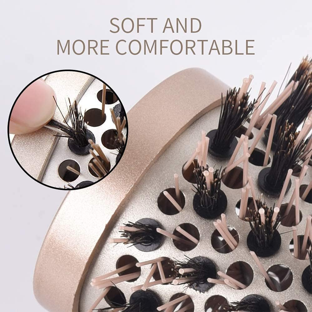 45mm Round Hair Brush Nano Thermal Ceramic Ionic Blow Drying Brush for Styling Straightening Volume Shiny Hair and Waves