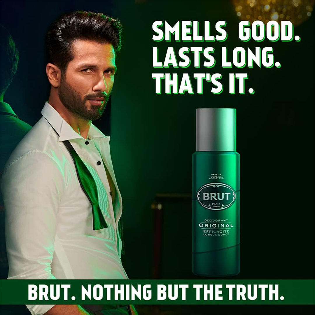 Brut Original Deodorant Body Spray for Men 3 Pack 200ml Each Long Lasting Fresh Masculine Fragrance
