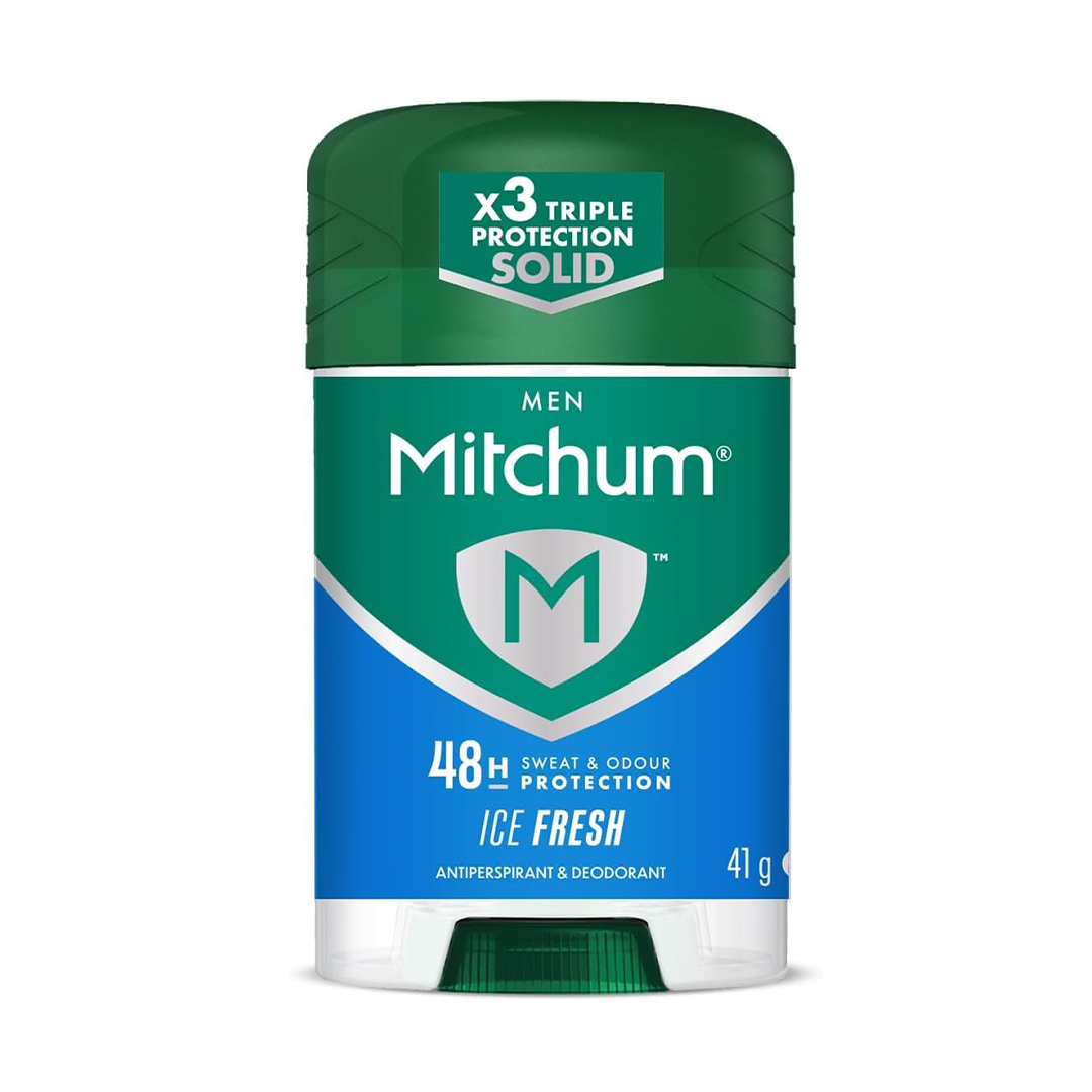 Mitchum Men Triple Odor Defense 48 Hour Antiperspirant Deodorant Stick Ice Fresh 41 g