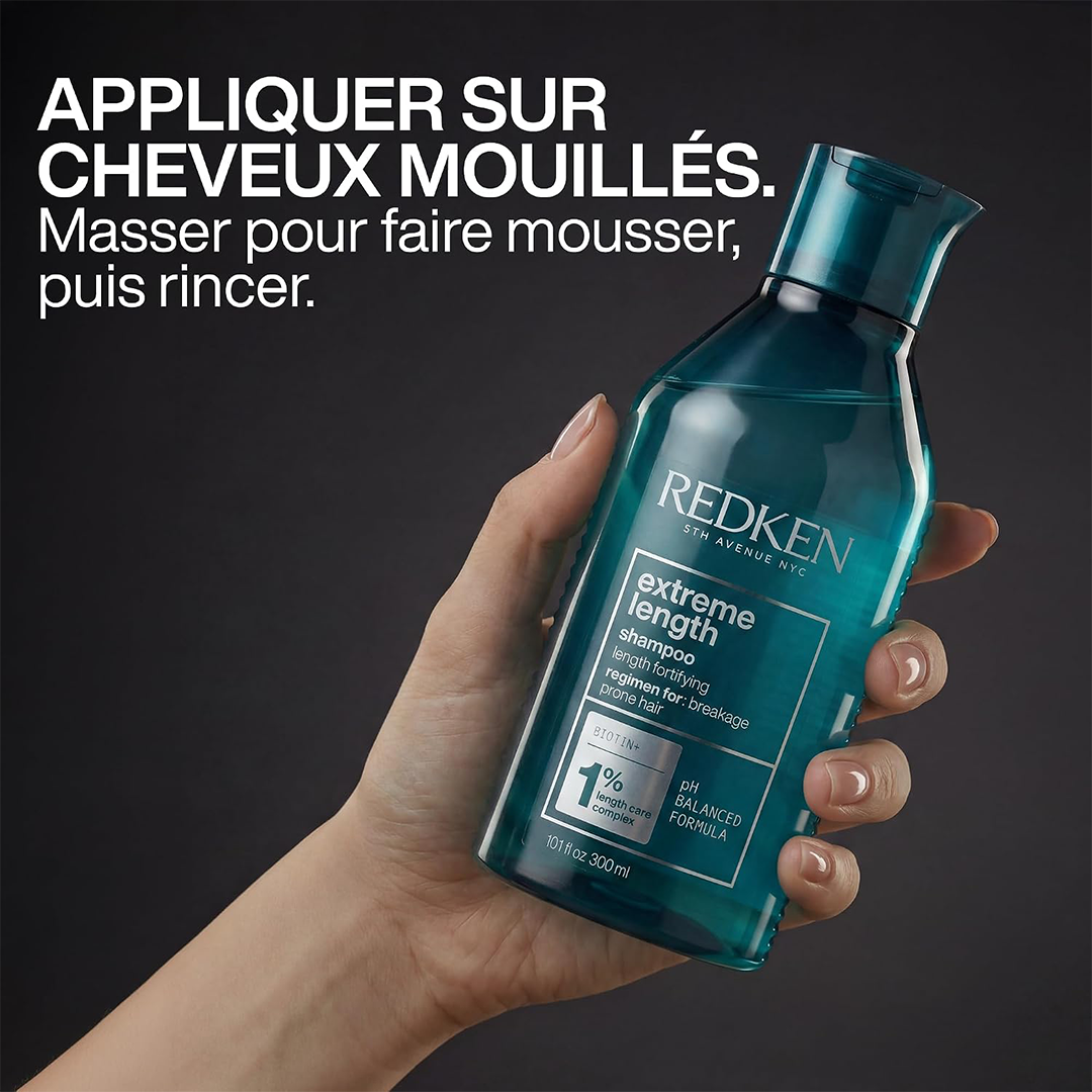 Redken Extreme Length Shampoo with Biotin Strengthening Shampoo for Longer Hair 300 ml
