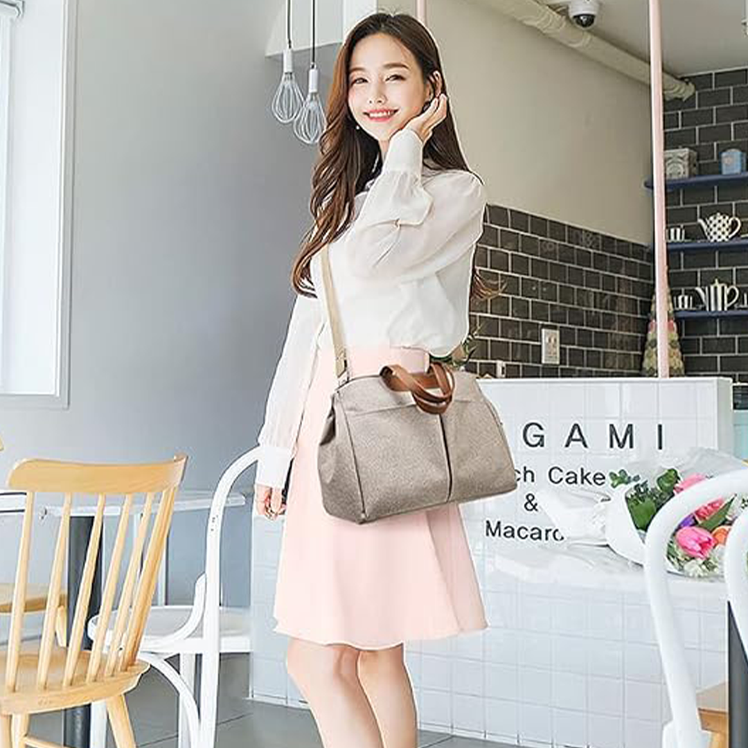 N+A Multifunctional Waterproof Mommy Bag Shoulder Messenger Mother & Baby Outing Bag