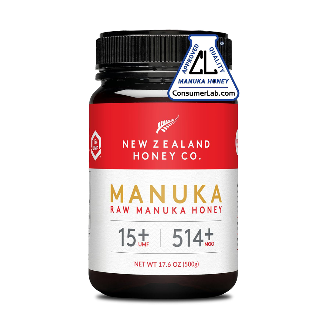 New Zealand Honey Co Raw Manuka Honey MGO 514 UMF 15 500g
