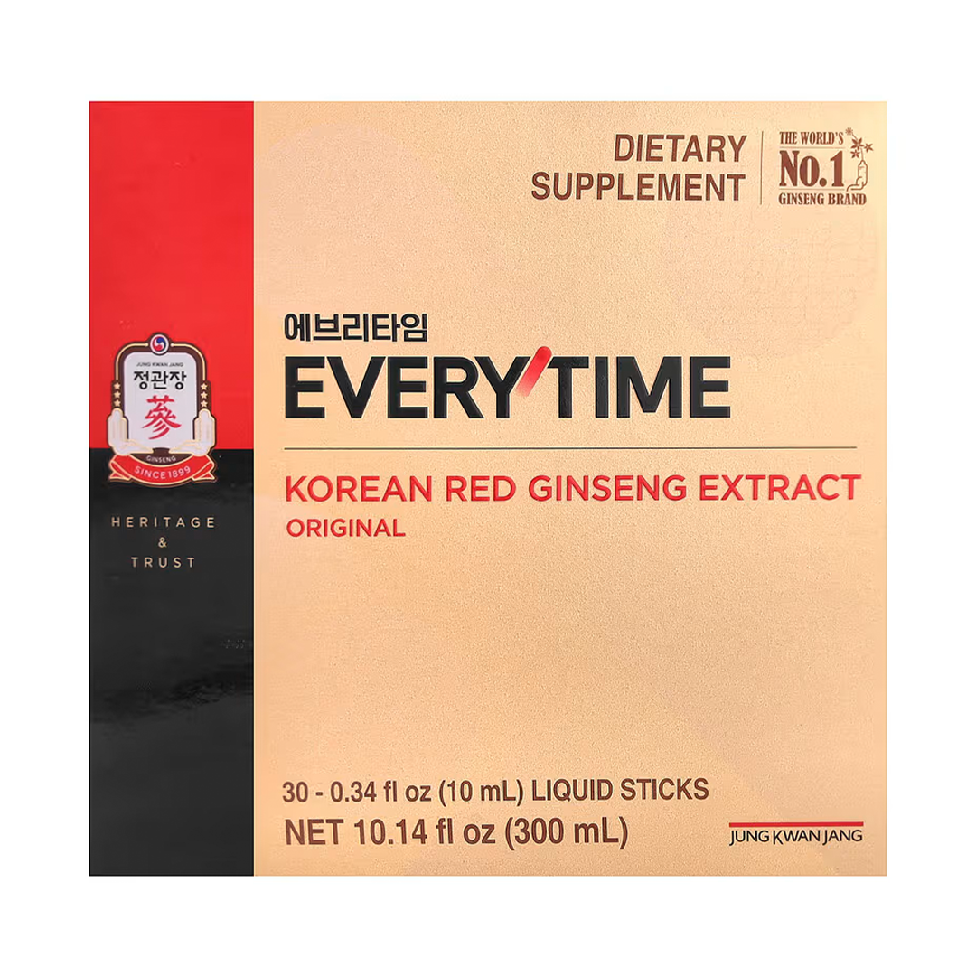 JUNG KWAN JANG Korean Red Ginseng Extract Everytime 300mg | Energy
