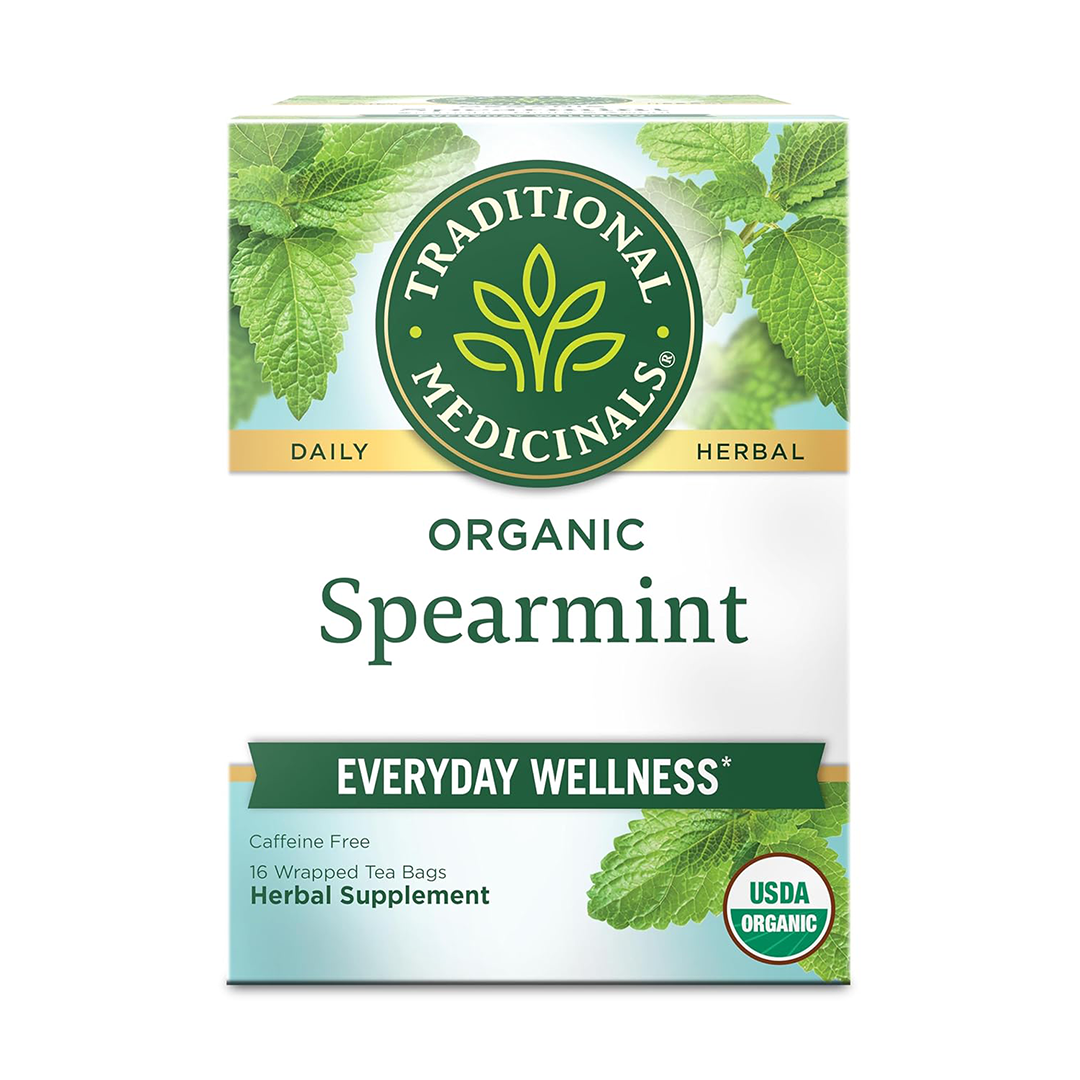 Traditional Medicinals Organic Spearmint Tea The "Everyday Wellness" Refresher