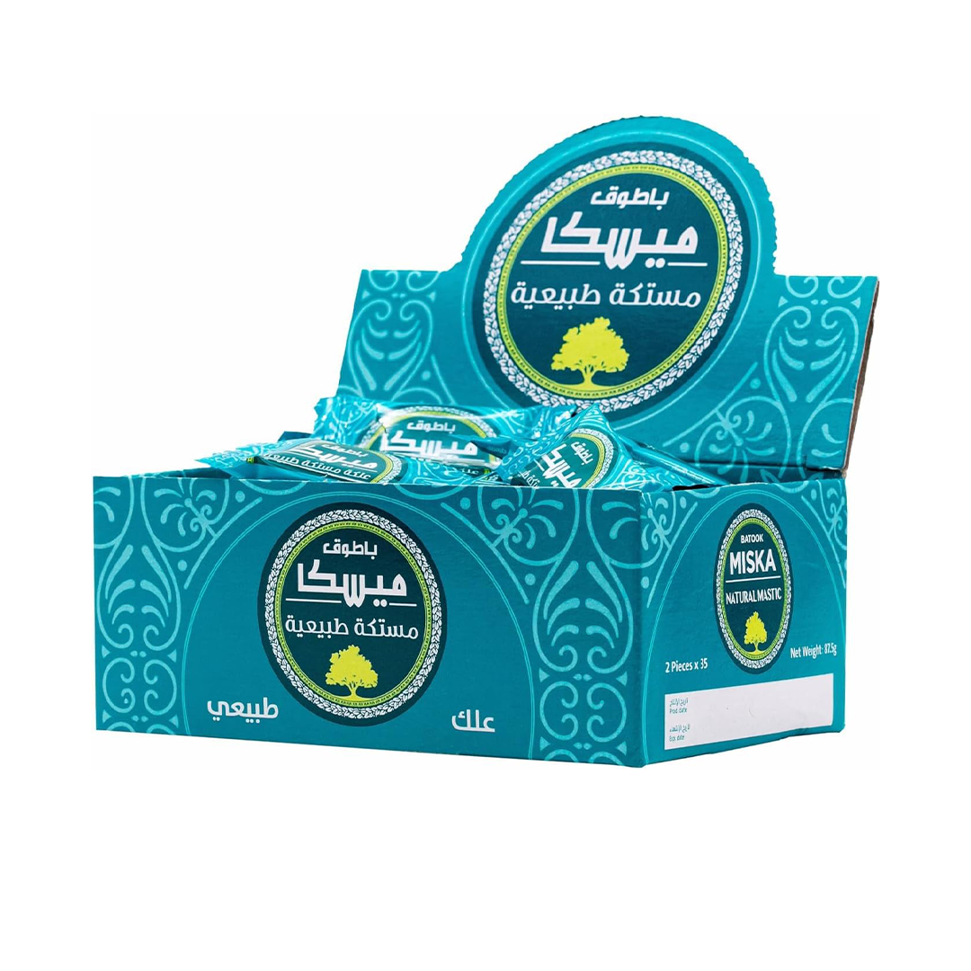 Title Batook Mastic Flavour Natural Chewing Gum 70 Pieces 87.5g