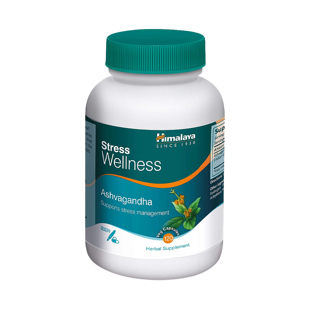 Himalaya Ashvagandha 120 Veg Caps; Natural Stress Relief; Indian Ginseng; Value Pack of 120's