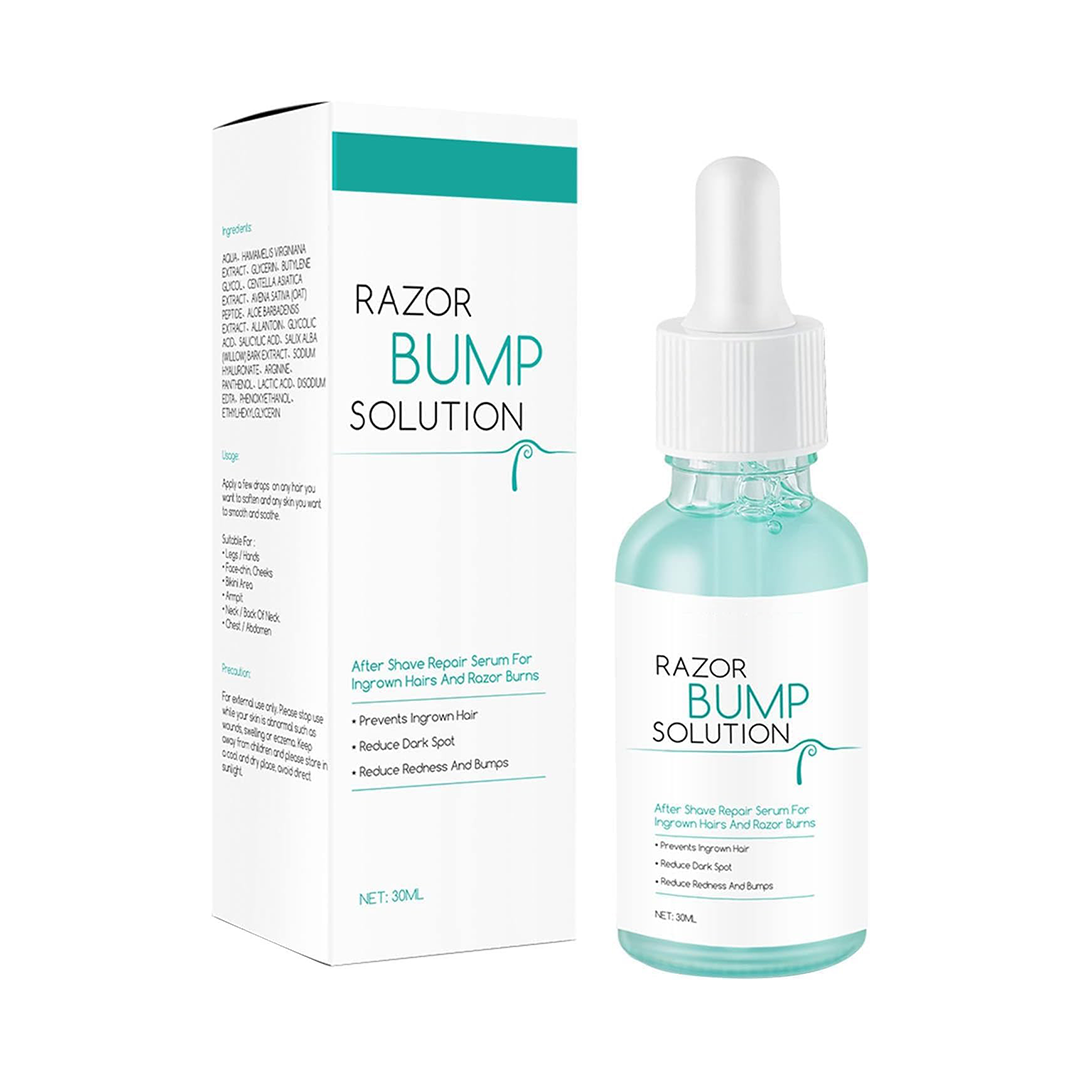 Razor Bump Solution, 30ml Razor Bump Solution Prevent Ingrown Hair Mild Moisturizing Shave Repair