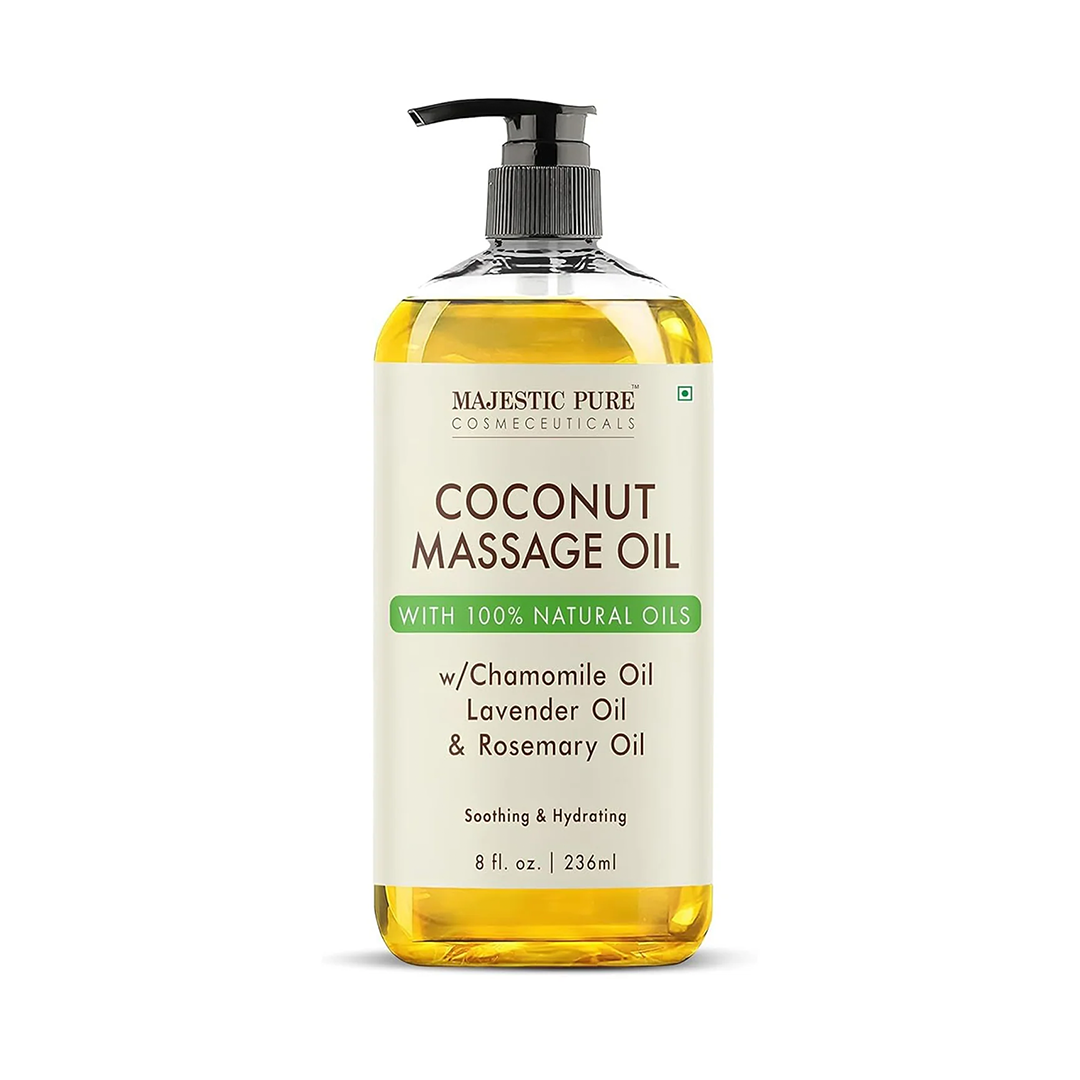 Majestic Pure Coconut Massage Oil (236ml)