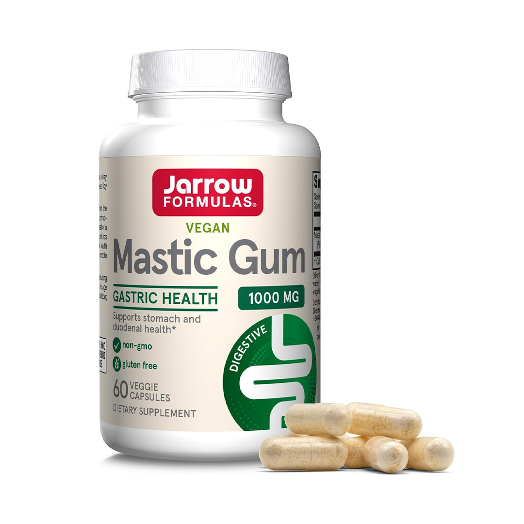 Jarrow Formulas – علكة المستكة 1000 ملجم (60 كبسولة نباتية)