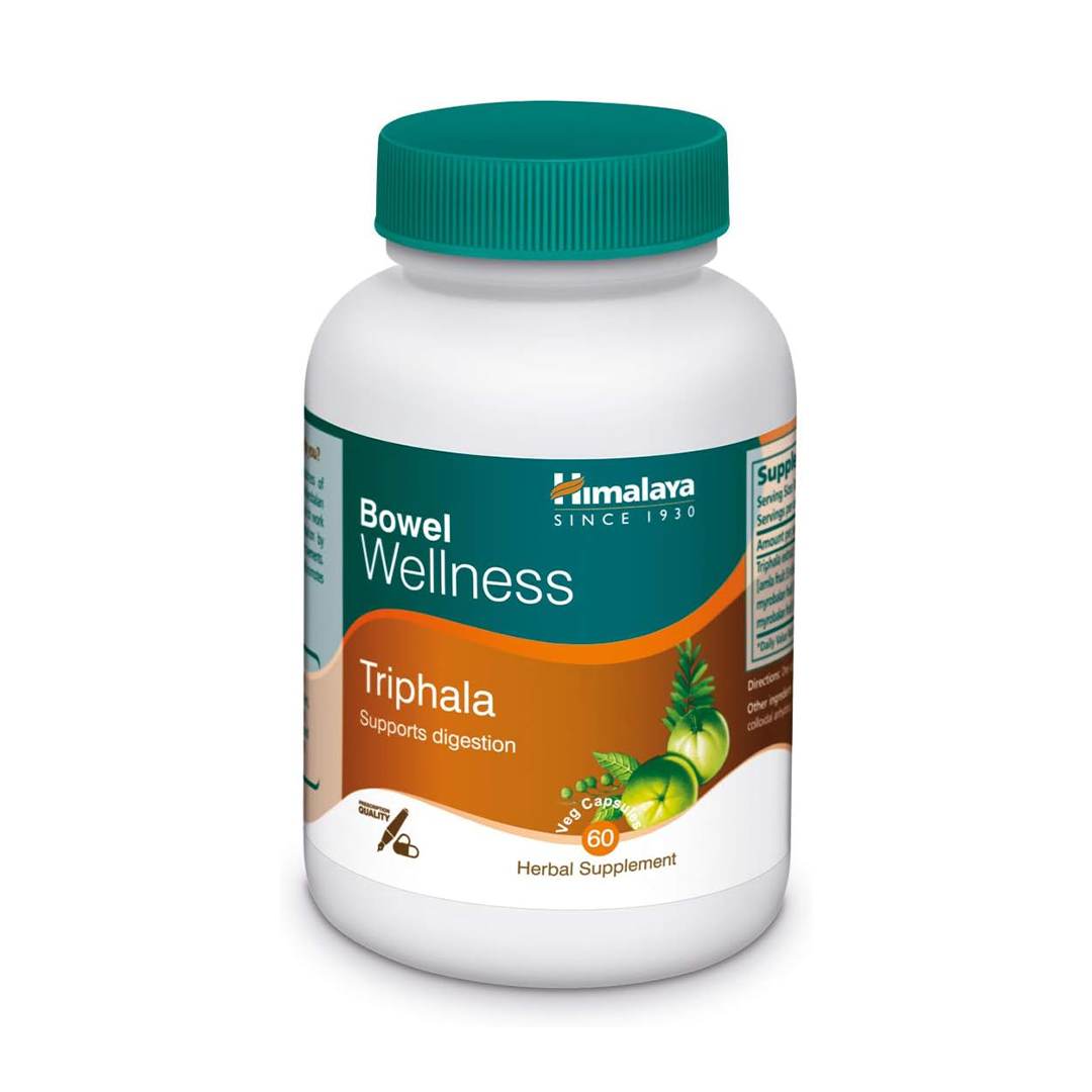 Himalaya Triphala Bowel Wellness Capsules (60 Veg Capsules)