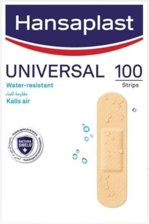 Hansaplast Universal Wound Plasters, Water-Resistant (100 Strips)