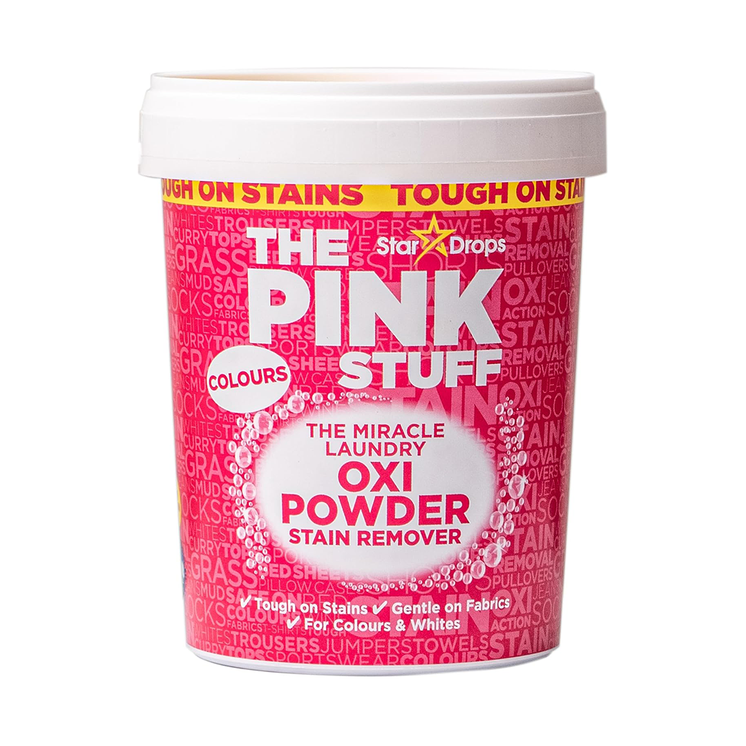 Stardrops The Pink Stuff مسحوق الغسيل المعجزة أكسي - مزيل البقع للملابس الملونة | 1 كجم