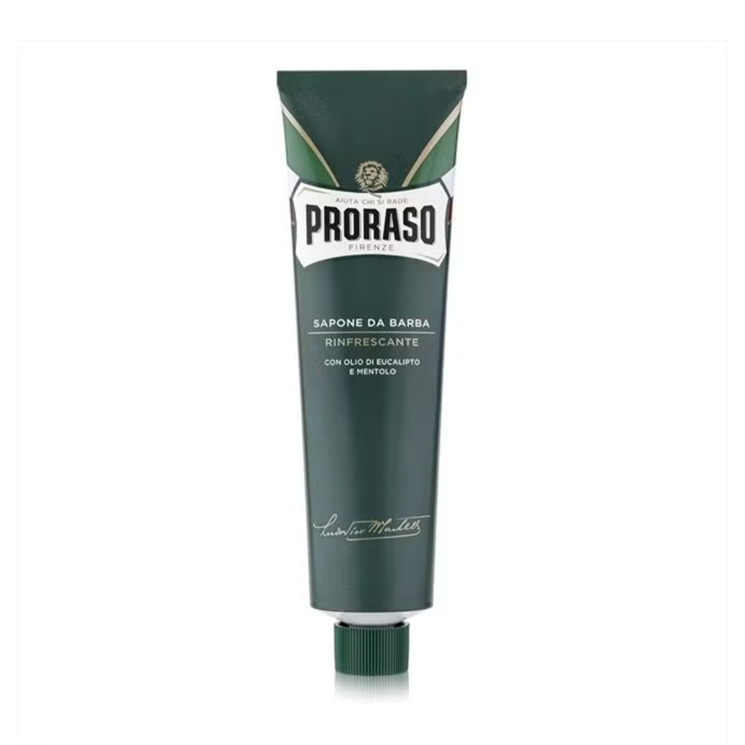 Proraso Shaving Cream Refreshing Toning Eucalyptus Oil Menthol Made In Italy Green Tube 150ml