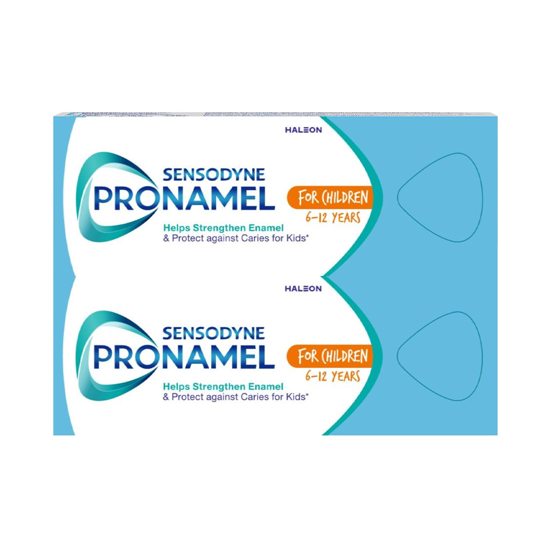 Sensodyne Pronamel Kids Toothpaste Enamel Strengthening & Cavity Protection (612 yrs) 2x50ml