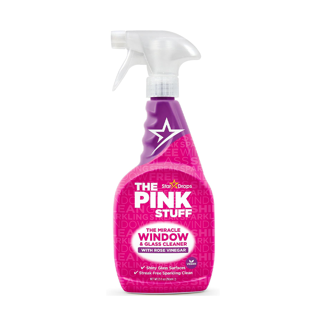 The Pink Stuff Miracle Window & Glass Cleaner (25.36 Fl Oz) The "Streak-Free" Shine Expert