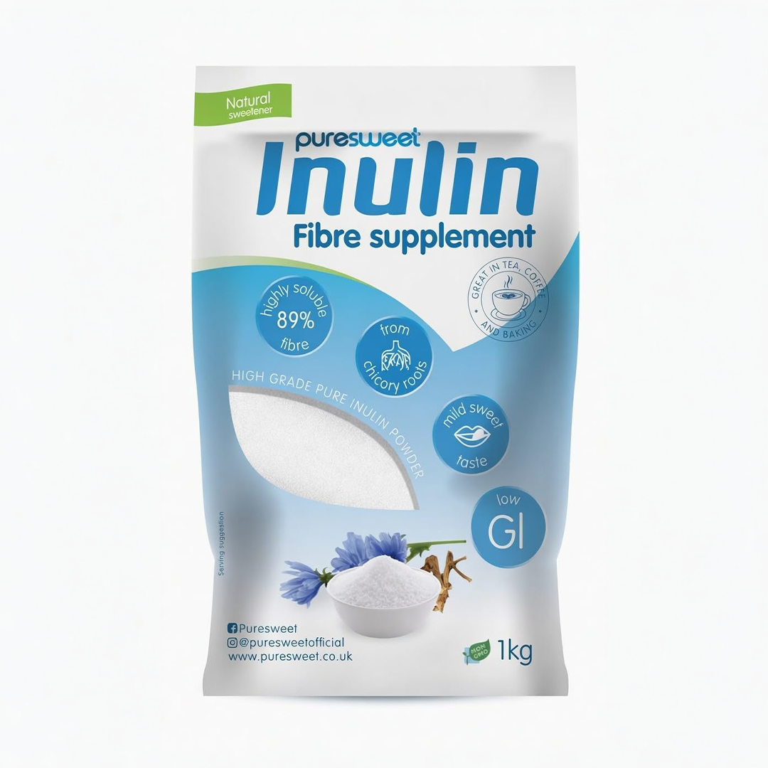 Puresweet Premium Inulin Prebiotic Fibre (1kg) The "Digestive Superfood" Sweetener