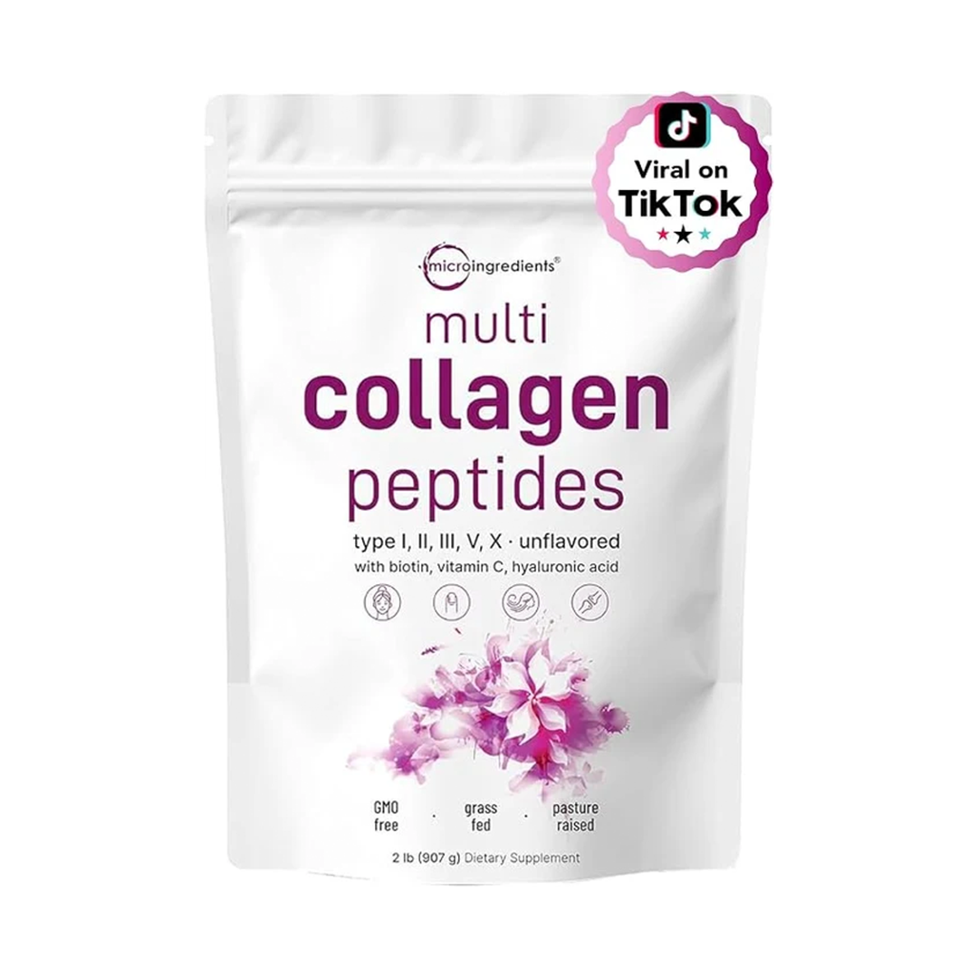 Multi Collagen Protein Powder (2 Pounds) The "Full-Spectrum" Beauty & Joint Formula