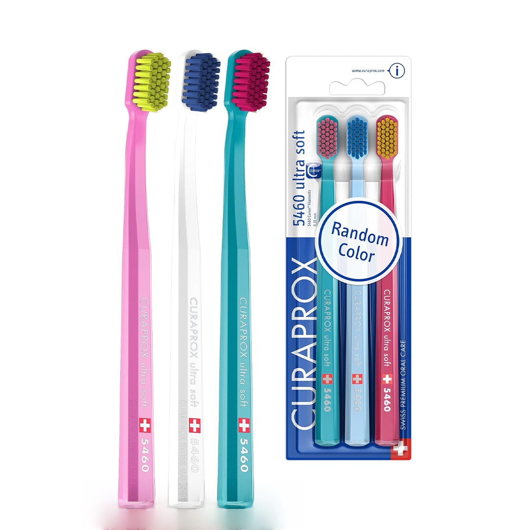 Curaprox CS 5460 Ultra-Soft Toothbrush (3-Pack) The "Gentle Giant" of Oral Care