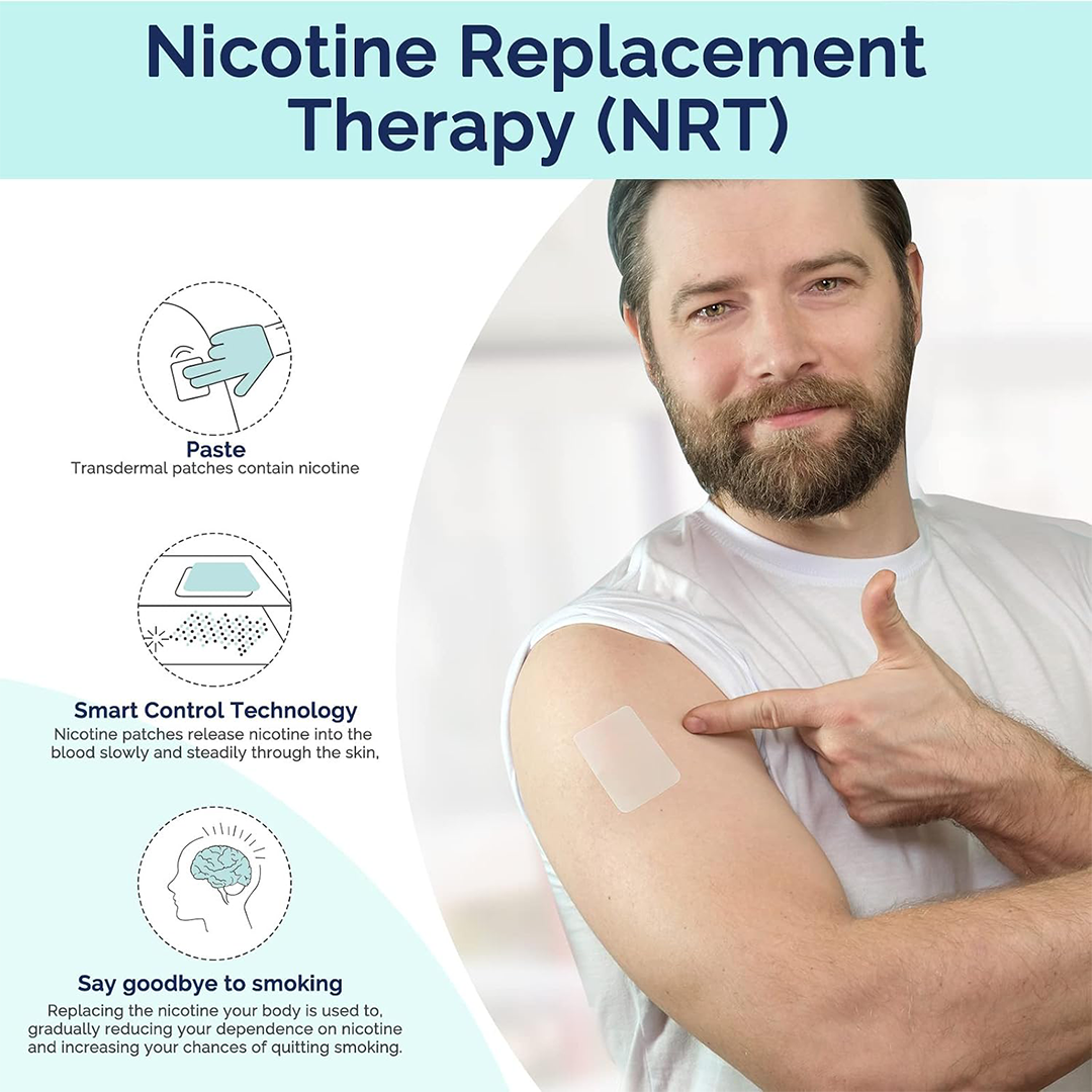 Quit Smoking Nicotine Patches Step 1 (21 mg) The "24-Hour" Craving Control
