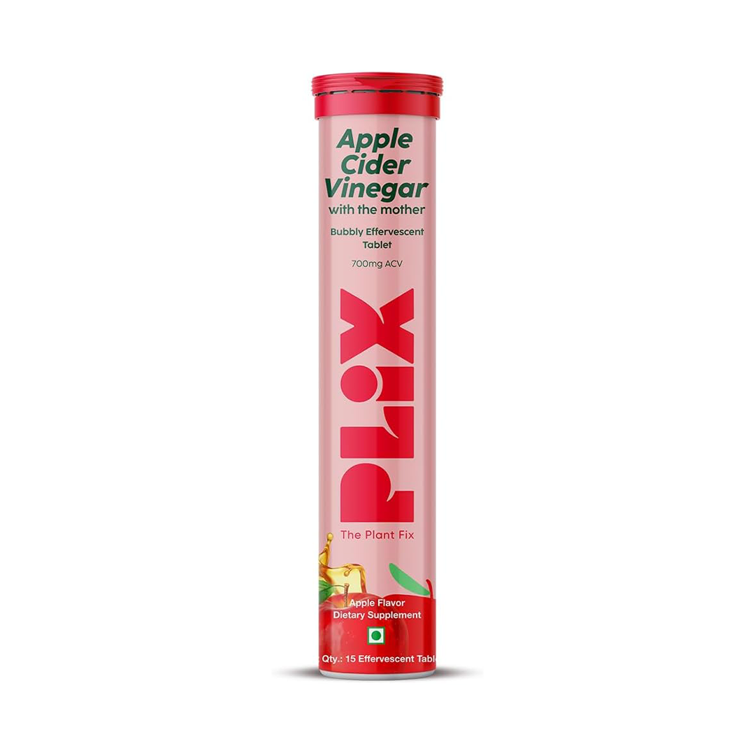 PLIX - THE PLANT FIX Apple Cider Vinegar (Pack of 4) The "Full Month" Gut & Energy Protocol