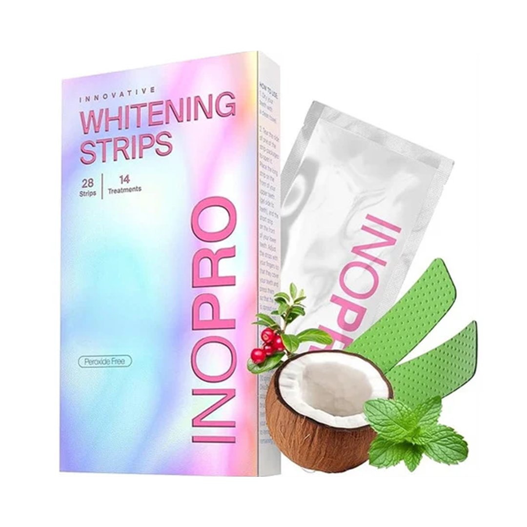 InoPro Teeth Whitening Strips The "Deep Stain" Enamel-Safe Solution