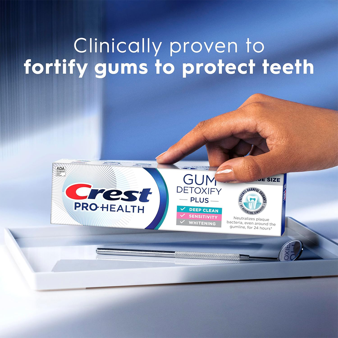 Crest Pro-Health Gum Detoxify Plus Toothpaste 4.5 oz, Pack of 3