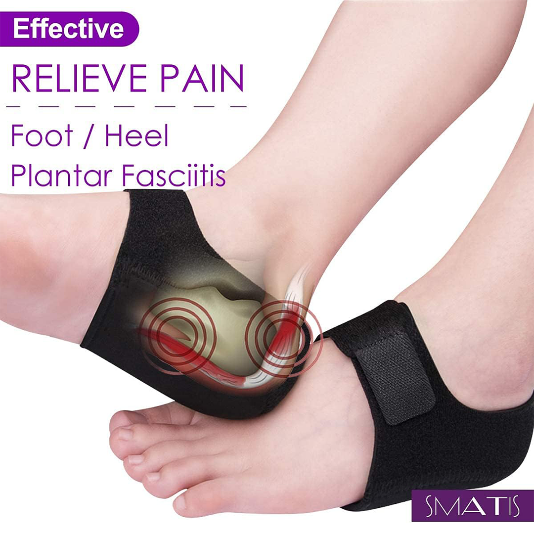 Heel Protectors Gel Heel Cups Plantar Fasciitis & Metatarsal Foot Pain Relief
