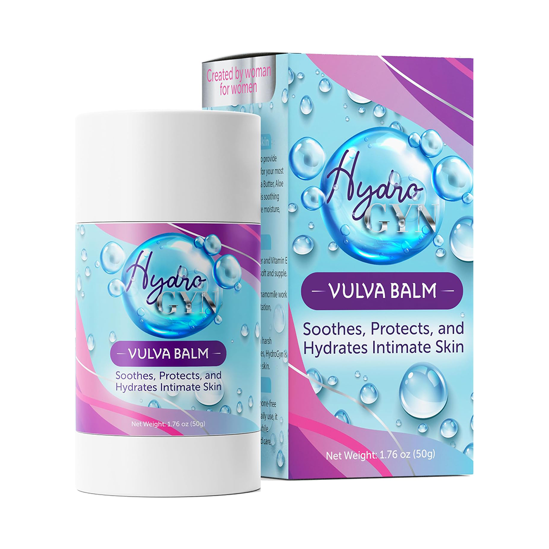 HydroGyn Vulva Balm Hormone-Free Vaginal Moisturizer for Dryness, Itching & Irritation | Menopause Support