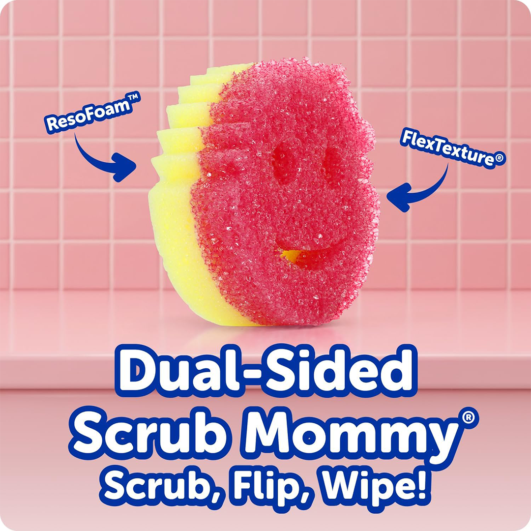Scrub Daddy & Scrub Mommy Sponge Set 8 Pack Scratch-Free Kitchen Sponges for Dishes & Multipurpose Cleaning | BPA-Free