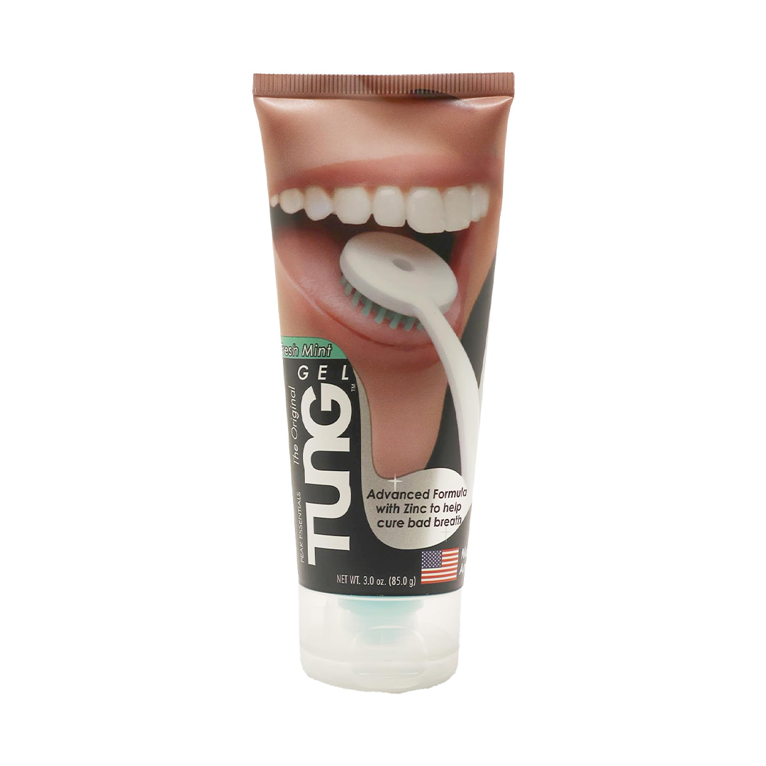 TUNG Fresh Mint Oral Care Gel 85g Tongue Cleaning Gel for Fresh Breath and Bacteria Removal