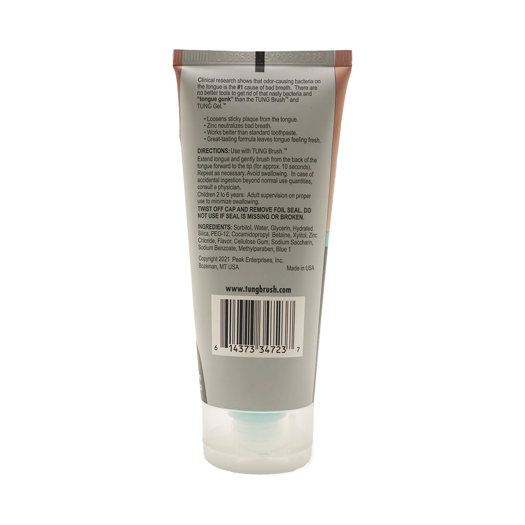 TUNG Fresh Mint Oral Care Gel 85g Tongue Cleaning Gel for Fresh Breath and Bacteria Removal