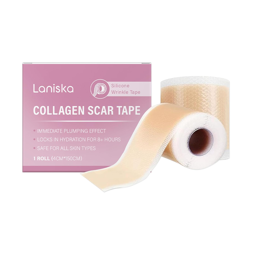 Silicone Scar Sheets Roll 4cm x 150cm Medical Silicone Tape for Scar Treatment | Helps Reduce Surgical Scars, Wrinkles & Skin Marks (Face & Body)