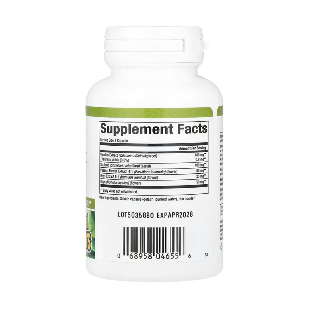 Natural Factors Sleep Relax Formula 90 Capsules Natural Sleep Support Supplement for Relaxation & Restful Sleep