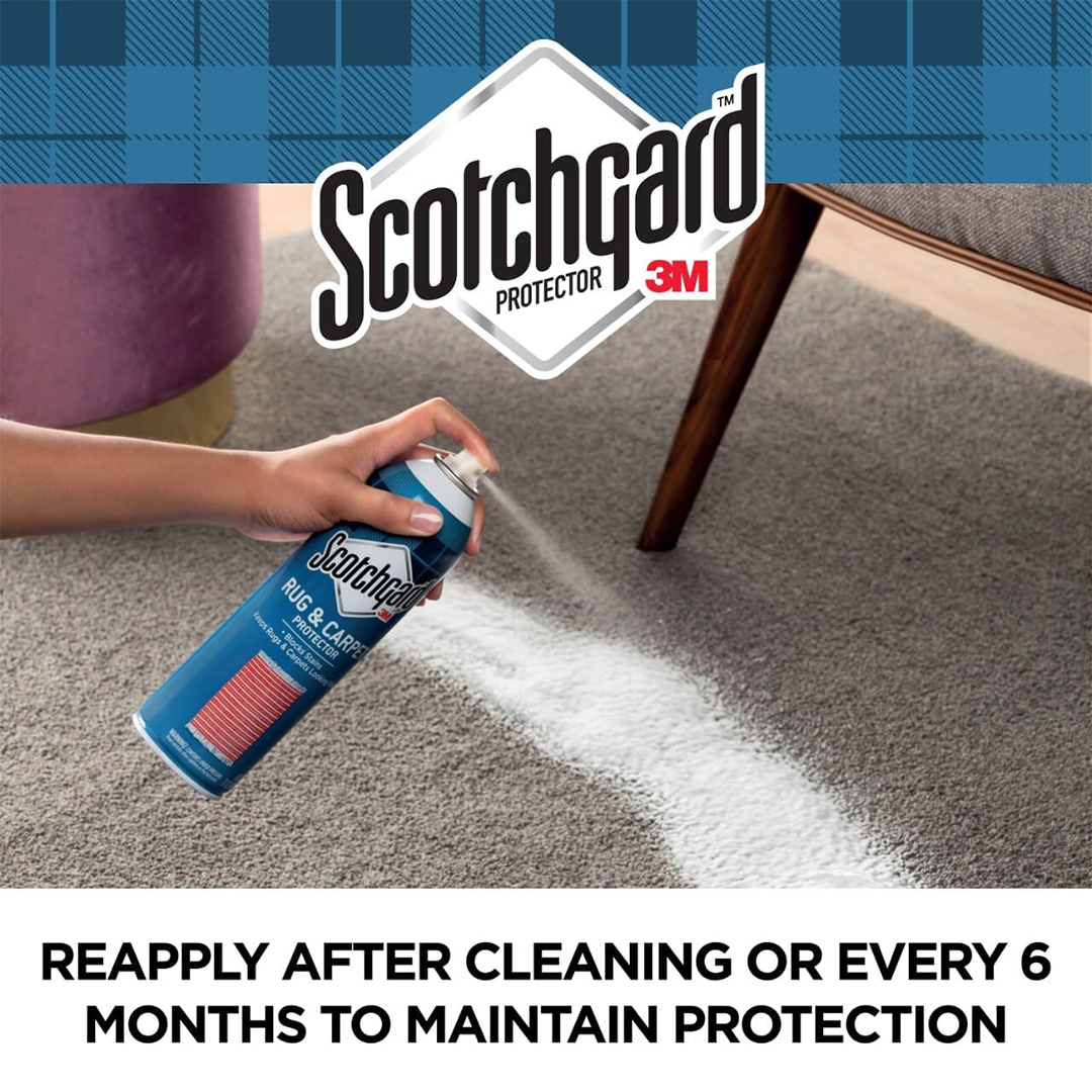 Scotchgard Rug & Carpet Protector 14 oz (396 ml) Long-Lasting Stain & Spill Repellent Spray for Rugs & Carpets | Fast-Drying, Odorless Protection