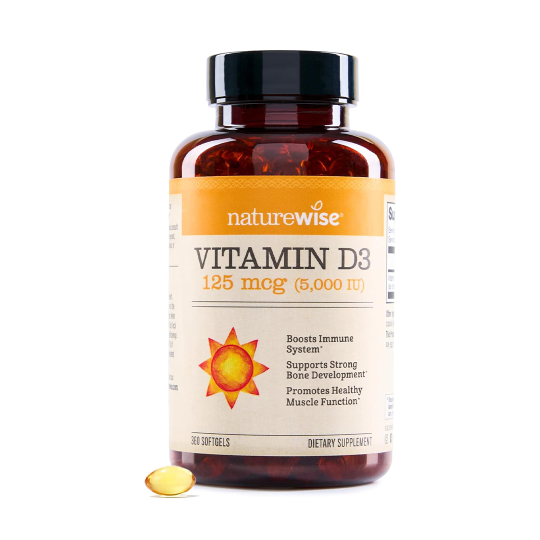 NatureWise Vitamin D3 5000IU Softgels