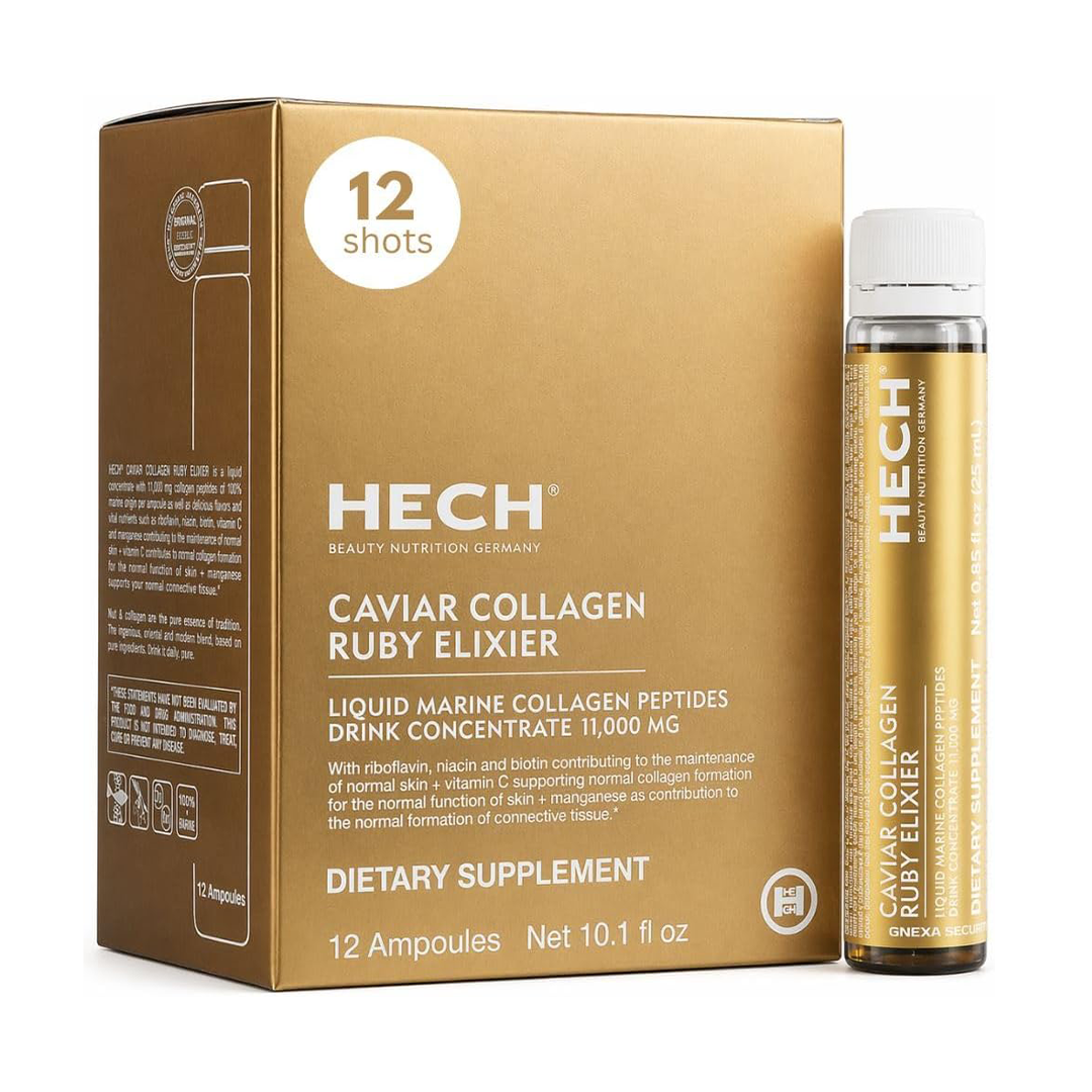 HECH Ruby Caviar Marine Collagen Shots