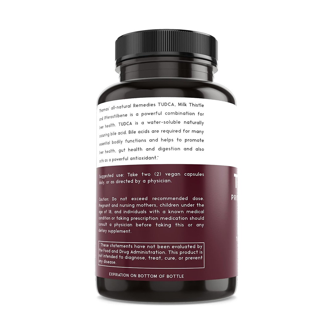 Toms Remedies TUDCA 1000mg Capsules