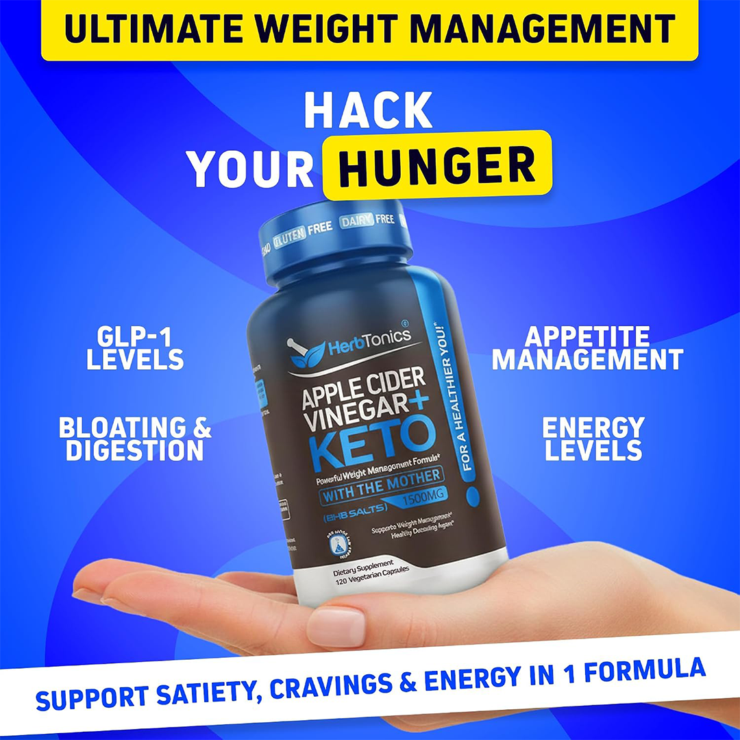 Herbtonics ACV Keto BHB Capsules