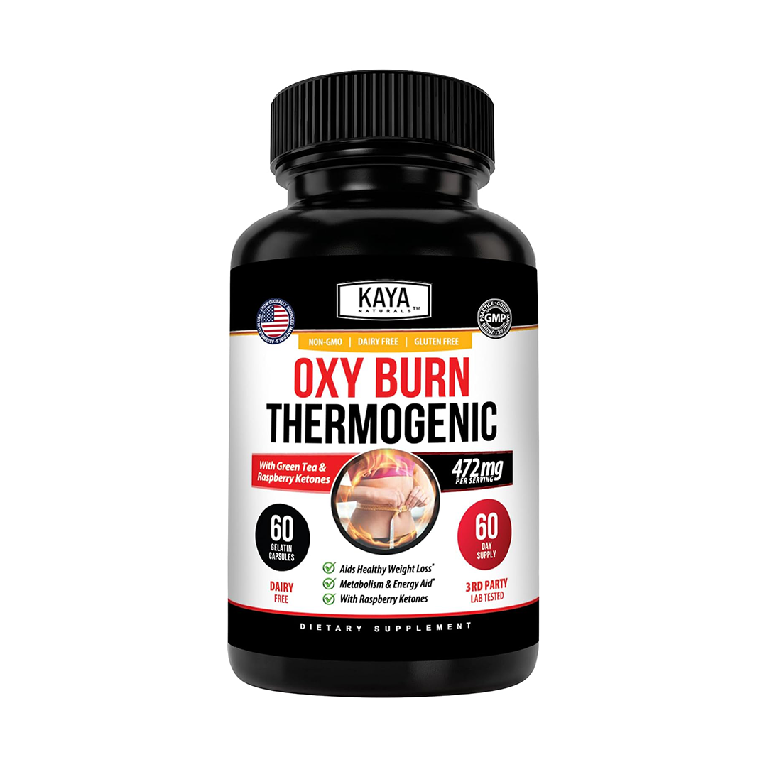 Kaya Naturals Fat Burner Capsules for Weight Management & Metabolism Support